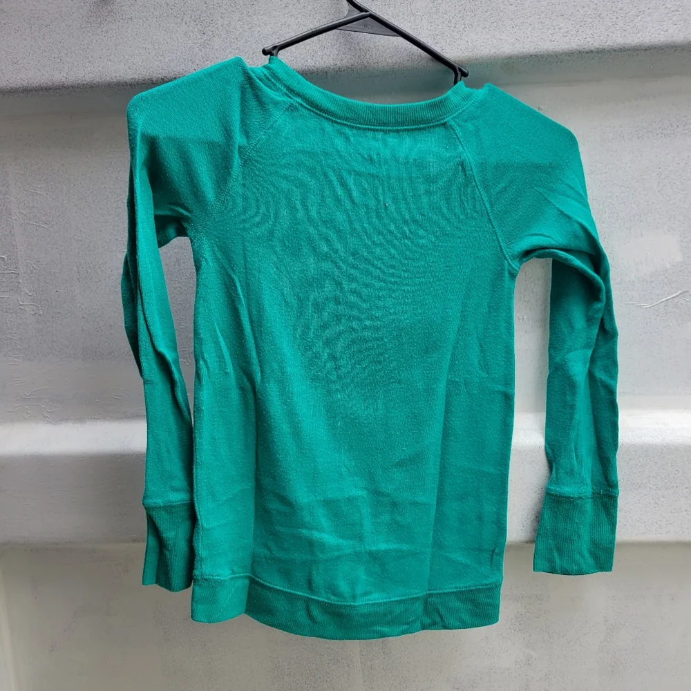 Justice long sleeve popcorn and drink sweater shirt top glitter sparkle 7